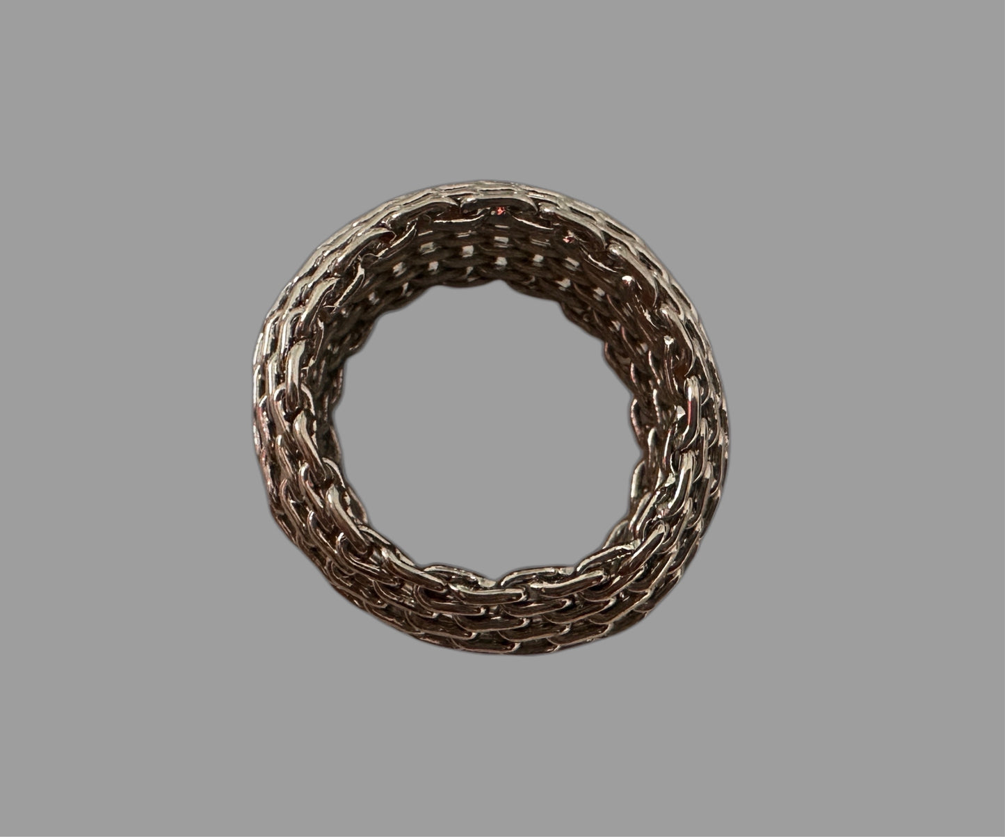 Metal Woven Texture Ring