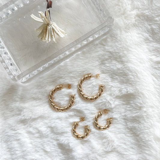 Statement Twist Hoops